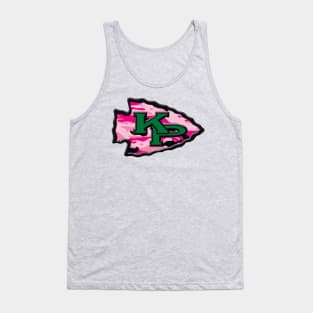 KP Chiefs pink camouflage logo Tank Top